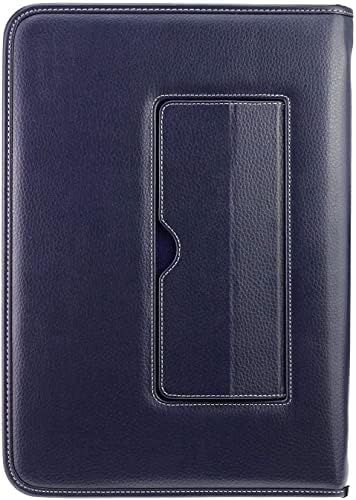 Broonel - Série de contorno - Caso de proteção de couro pesado azul - Compatível com HP Pavilion 15 -CW1012Na 15,6 polegadas