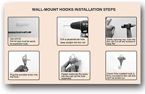IndianShelf Key Wall Hook | Gancho de casaco montado em parede branca | Ganchos de toalha de cerâmica para parede | Gancho de