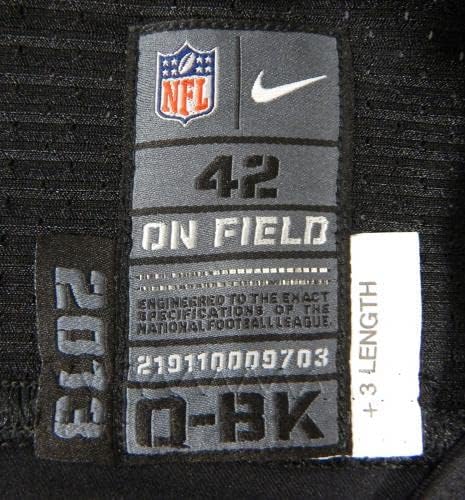 2013 Jacksonville Jaguars #6 Jogo emitido Black Jersey 42 DP36988 - Jerseys usados ​​na NFL não assinada