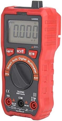 JF-XUAN Instrumento preciso UA8888 Vermelho Exibição de luz de fundo vermelha Multímetro digital automático DIC/CURTAGEM DIGITAL