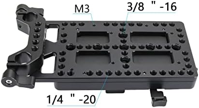 CAMVATE V BLOCK Placa de montagem Spring Splitter com grampo de haste de 15 mm - 1524