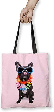 Bang Tidy Roupas Bulldog Francês Havaiano Presentes Frenchie Para Amantes de Cães Proprietários - Sacos de ombro reutilizáveis ​​Compradores