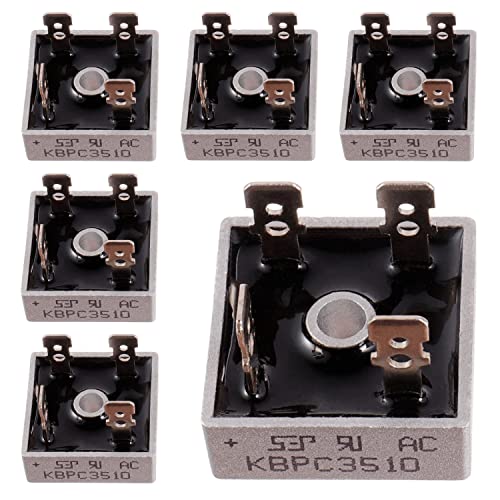 BOJack KBPC3510 35A Diodos retificadores de ponte 1000V KBPC3510 35 AMP 1000 volts Diodos eletrônicos de silício de onda