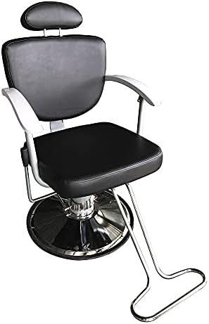 Zlbyb Hair Beauty Equipment BARBER Cadeira Profissional portátil Hidráulico Man Barbeiro Cadeira Black