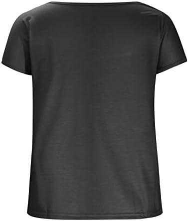 Camiseta superior para feminino no verão outono de manga curta v algodão gráfico de algodão vintage tee casual e