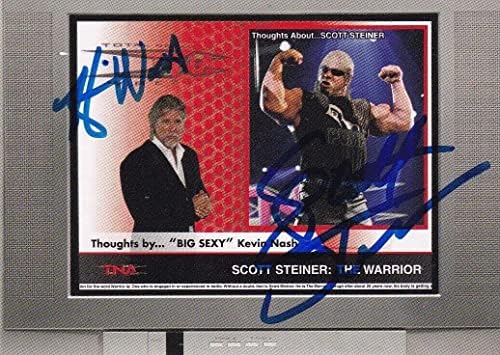 Kevin Nash e Scott Steiner assinou 2008 Tristar TNA Impact Card #BS -4 PSA/DNA WWE - Cartões de luta livre autografados