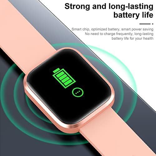 Relógio inteligente, tela de telonismo completo para Android & iOS com monitor de pressão arterial, IP67 Múltiplos modos de esportes/movimento