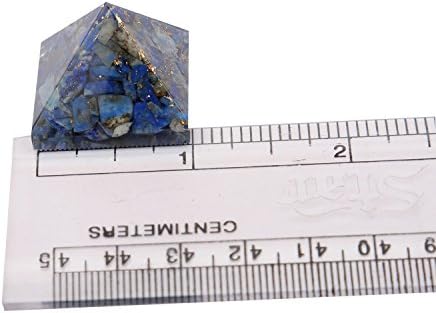 AATM LAPIS Lazuli Orgone Pyramid para Meditação de Cura de Chakra de Proteção à EMF