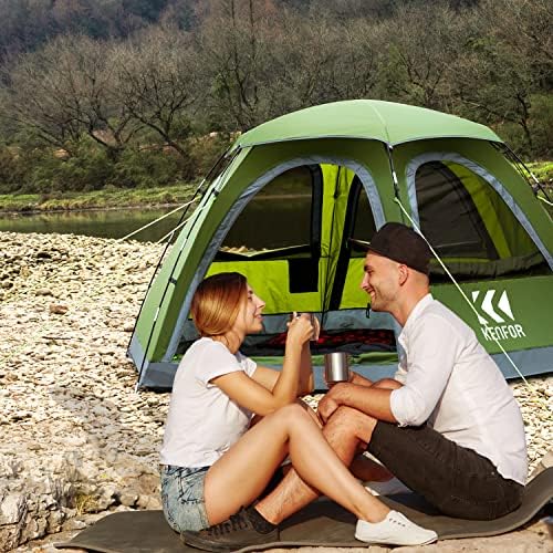 Kenfor Outdoor 2-3-4 tendas para acampar barraca portátil de acampamento à prova d'água 2 tenda da família