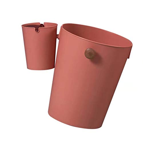 Cabilock plástico caixas mini lixo de lixeira 2pcs pode desperdiçar cesto em recipiente de armazenamento de lixo combinação de lixo para banheiro quarto de cozinha sala de artesanato de escritório cardete de lixo lixo lixo