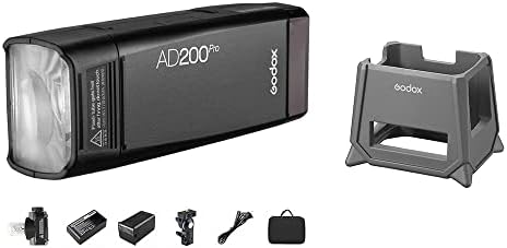 Godox ad200pro bolso flash 2.4g ttl speedlite flash com godox ad200pro-pc silicone fender proteger case