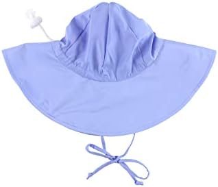 RuffleButts Sun Protective Hat - Periwinkle Blue - 2T -4T