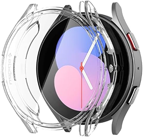 Protetor de tela híbrida Spigen Ultra, projetado para Samsung Galaxy Watch 5, Galaxy Watch 4 Case 40mm - Cristal