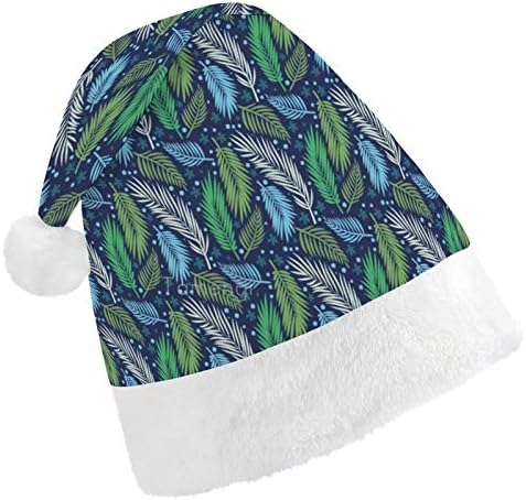 Chapéu de Papai Noel de Natal, Palmeiras tropicais Hat de Natal para adultos, Hats de Natal de Comfort Unisex Comfort Para o evento festivo de festas festivas para férias