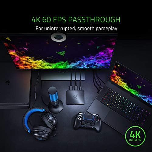 Razer Ripsaw HD Game Streaming Capture Card & Seiren X Microfone de streaming USB: Grade Professional - Montagem de choque embutida