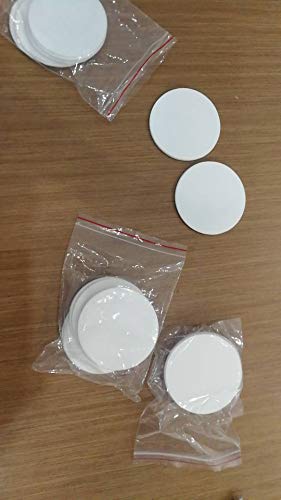 12 discos de filtro sintético para tampas de jarra de 87 mm de boca larga usadas para cultivo de cogumelos