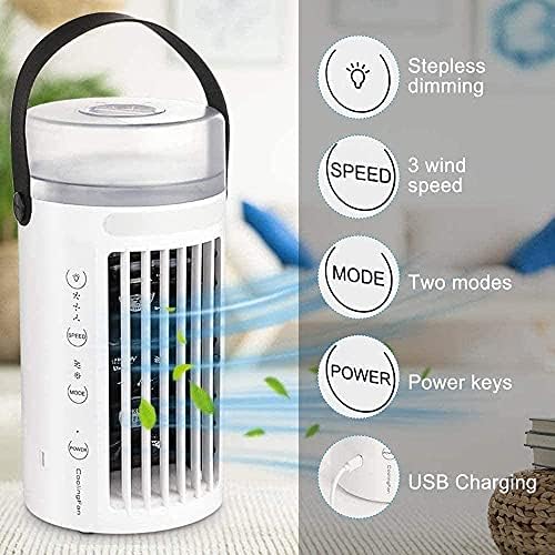 Liliang- Coolers evaporativos Cooler portátil, mini ar condicionado pessoal, purificador de refrigerador evaporativo, umidificador com USB, 2 modelos e 3 ventiladores de resfriamento para desktop para casa, escritório, dormitório