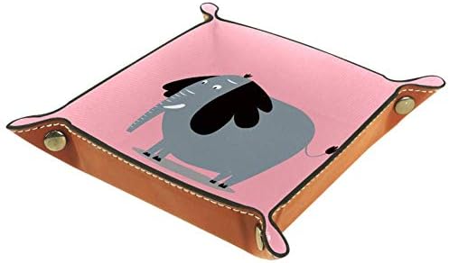 Lorvies Cute Wild Elephant Cartoon Storage Box Cube Bins Bins Bins for Office Home