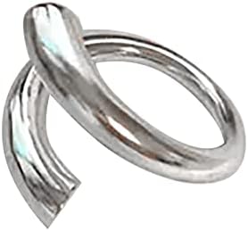 Tamanho dos anéis 4.5 para adolescentes propositores de aniversário de jóias de anel aberto anel de festa de noivado