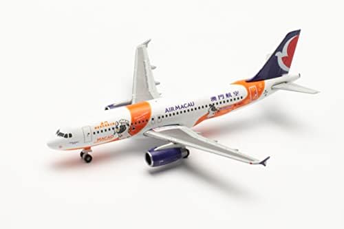 Herpa 536042 Airbus A320 recebe os modelos de miniaturas de construção de aviões Cidade de Macau