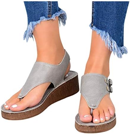 Rvide Sandals for Women Sandálias Ortopédicas de Verão Dressou