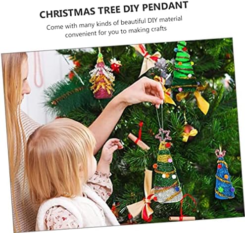 ABAODAM 1 SET DIY Árvore de Natal Ornamento Crafts Desk Topper Arranjos de flores Supplies Poliestireno Shapes