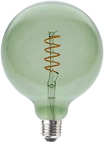 Bulbos de LED de Maotopcom equivalentes de 40 watts, 4W G125 LED GLOBE BULBS, Lâmpadas antigas vintage verde, lâmpada E27
