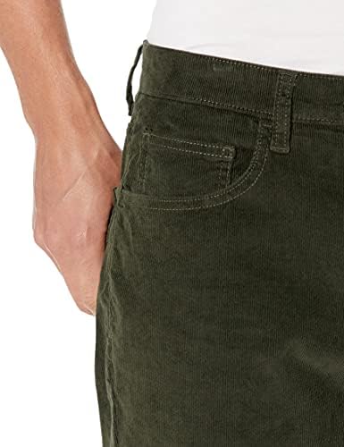 GoodThreads Men Slim-Fit 5-Pocket Comfort Stretch Corduroy Pant