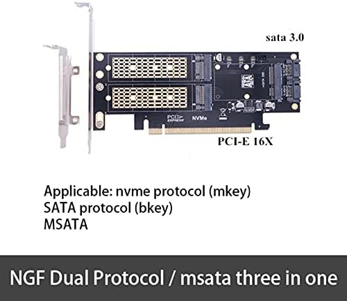 Conectores m.2 b+m key m satA versão de três discos NVME NGFF para PCI-E 4x três em one-one cartão adaptador de cartão de computador