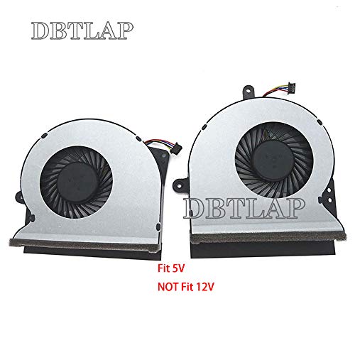 DBTLAP LAPTOP CPU + GPU Cooler Fan para ASUS G751 G751J G751M G751JT G751JL G751JM REFRIGINE