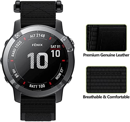 26 mm, cinta para Garmin Fenix ​​5 5x mais 3hr 6x 6 6SPro S60 MK1 Enduro Relógio Ajustável