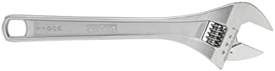 Ridgid 86917 762 Chave ajustável, chave ajustável de 12 polegadas para métrica e SAE, prata, pequena