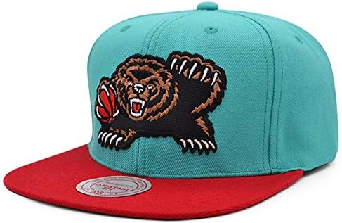 Vancouver Grizzlies Mitchell e Ness 2tone vintage NBA Snapback Ajusta Snapback Hat, Red