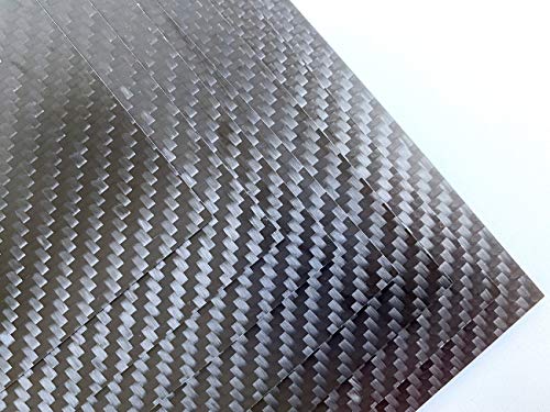 Folha de fibra de carbono CNCarbonfiber 150x125x3mm acabamento fosco, 1,0 ~ 3,0 mm 400x250mm AVAIABLE