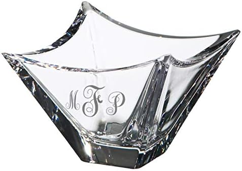 Orrefors Polaris Bowl personalizada e personalizada gravada de cristal fino tigela de vidro decorativo para casa moderna,