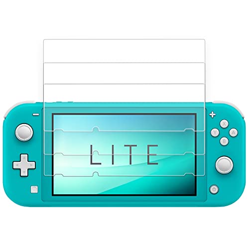 Protetor de tela do Talk Works Compatível com Nintendo Switch Lite - Scratch, Crack e resistente a quebra - Vidro temperado