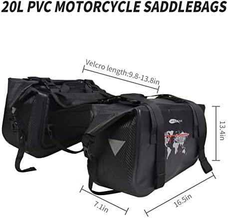 Sacos de sela do AfishTour para motocicletas, alforjes de bagagem de viagem à prova d'água, sacola lateral de motocicleta