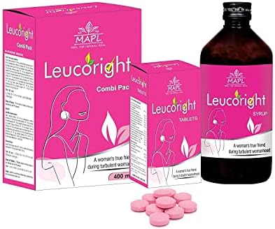Malar Leucoright Combi Pack, 400 ml de xarope e 80 comprimidos