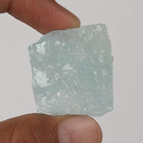 GemHub 160,95 CT A Aqua Aqua Sky Sky Aquamarine Cristal Rough Chakra Natural Cristal de Cura de pedras preciosas para cair, cortar,