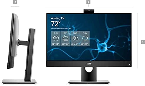 2020 Dell Optiplex 7480 AIO 23.8 - Intel Core i7 10ª geração - I7-10700 - Oito núcleo de 4,8 GHz - 1 TB SSD - 32 GB RAM - NVIDIA GEFORC