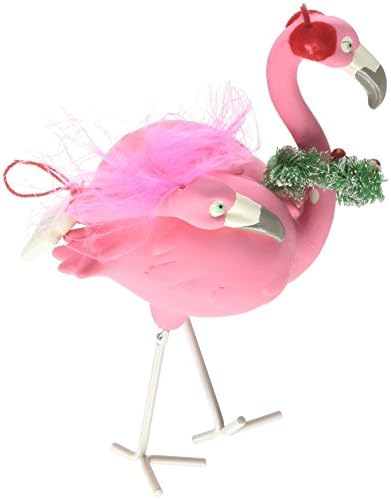 Departamento 56 Snowp Flamingaling Ornament