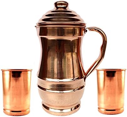 Devyom Handicrafts Pure Copper Maharaja Jar