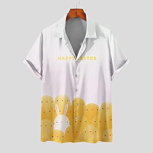 XIPCOKM Camisas de lapela havaianas masculinas Moda Tropical Casual Casual Botton Botton para baixo Pullovers soltos