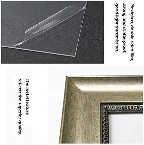 Xiaosaku quadros de quadros dourados quadro de imagem Certificado de imagem Decoração de parede de mesa de mesa para decorações de mesa de escritório da família