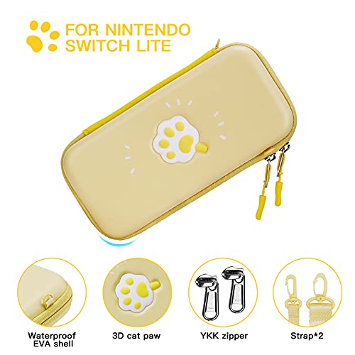 Caixa de transporte Jingdu para Nintendo Switch Lite, Kit de acessórios fofos compatíveis com Switch Lite para meninas,