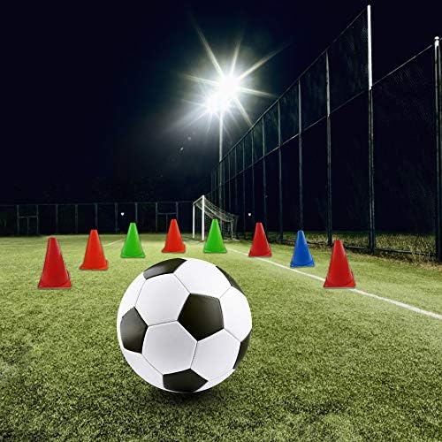 MirePTy 7 polegadas de tráfego plástico Cones Sport Training Agility Marker Cone para futebol, patinação, futebol, basquete, jogos