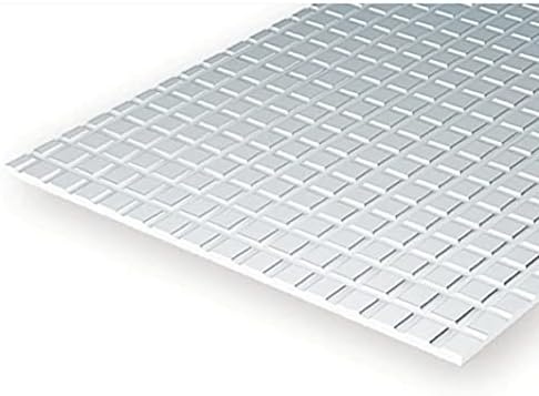 Modelos de escala Evergreen Square Tile 1/16 EVG4501 Suprimentos de construção de plástico