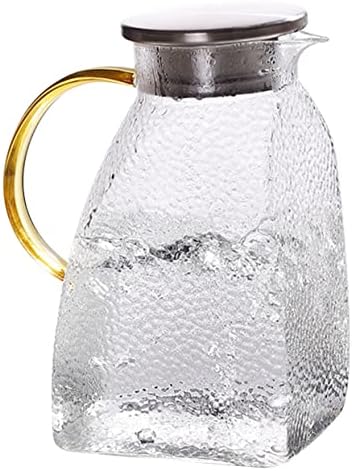 Homoyoyo 3pcs garrafa de água fria de vidro de água fria jarro transparente de alta capacidade