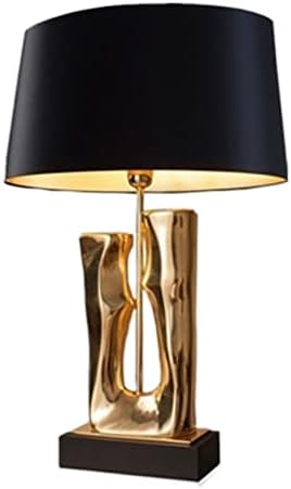 Lâmpada de mesa Wocoyotdd Hongcui luminária de mesa nórdica Luz de mesa de ouro contemporânea liderada para casa decorativa de cabeceira quarto quarto