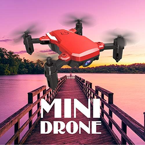 Rfzhanz RC Aux Technology Mini Drone com câmera 4K HD FPV Small Drone RC dobrável para crianças adultos, Beginners Headless
